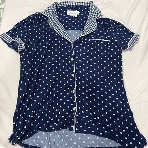 Anthropologie pajama shirt size small